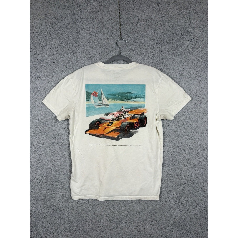 Maclaren Formula‎ 1 Team Hollister Big Back Logo Men's Short Sleeve T-Shirt Sz S